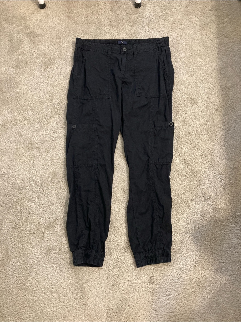 Gap Black Cargo Jogger Pants